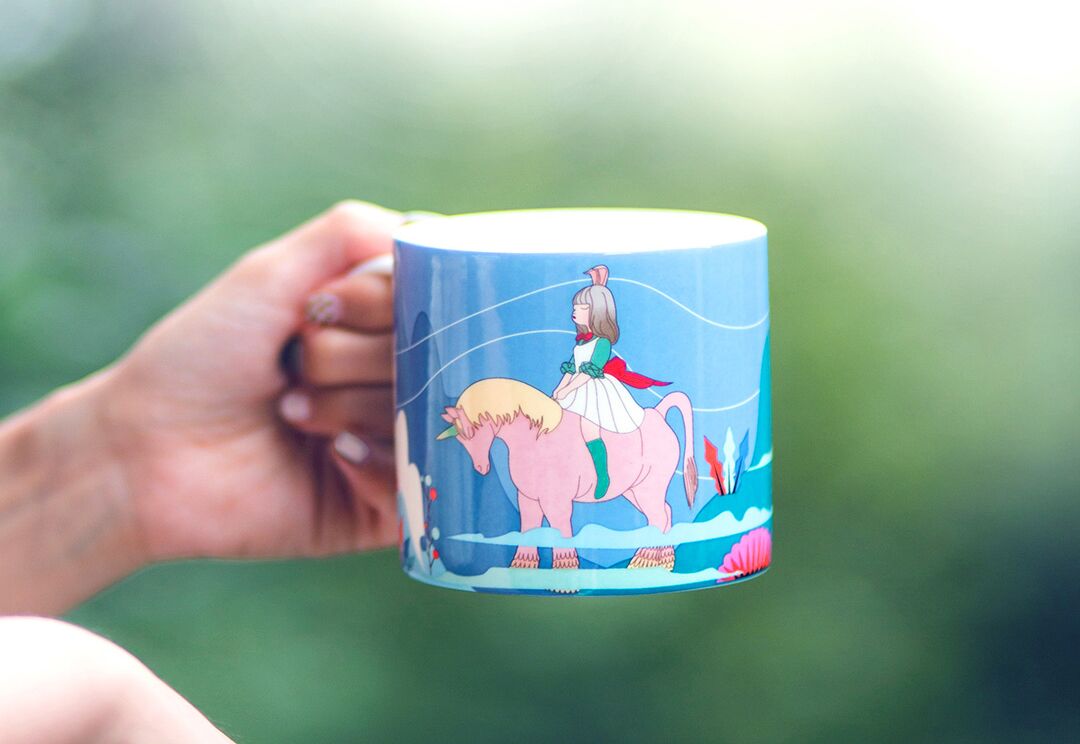 Кружка Xiaomi Komi Life Undersea Dreaming Unicorn Mug 400ml