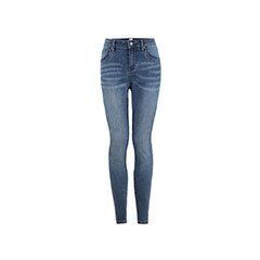 Женские джинсы Cottonsmith Women's High Elastic Leisure Jeans (Blue/Cиний) 