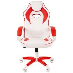 Игровое кресло Chairman game 16 белый/красный RU - 2