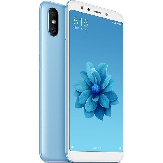 Смартфон Xiaomi Mi A2 64GB/4GB (Blue/Голубой) - 2
