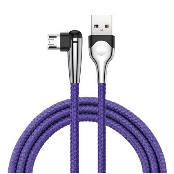 Кабель Baseus MVP Mobile Game Cable USB For Micro 1.5A 2m (Purple/Фиолетовый) - 1