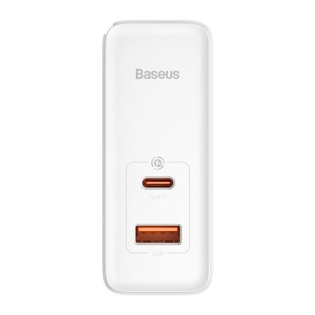 Зарядное устройство BASEUS GaN5 Pro Fast Charger USBType-C  Кабель Type-C-Type-C, 5A, 100W, белый - 2
