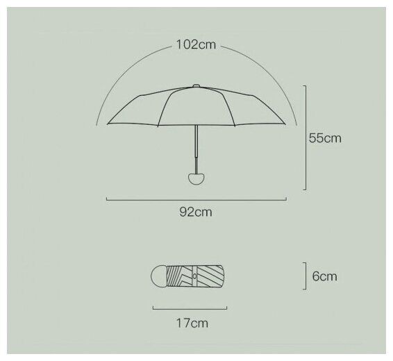 Зонт Zuodu Fashionable Umbrella (Pink) - 5