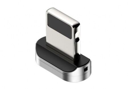 Адаптер для кабеля USB BASEUS Zinc Magnetic, Lightning, черный, магнитный - 1