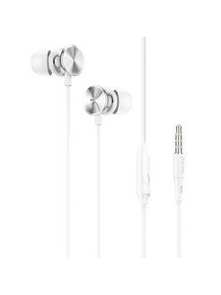 Проводные наушники Hoco M96 Platinum Universal Headphones серебро - 1