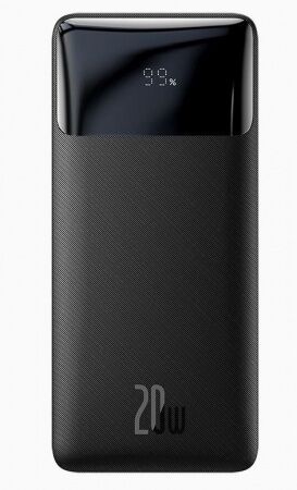 Портативный аккумулятор BASEUS Bipow Digital Display 20W, 3A, 30000 мАч, черный - 1