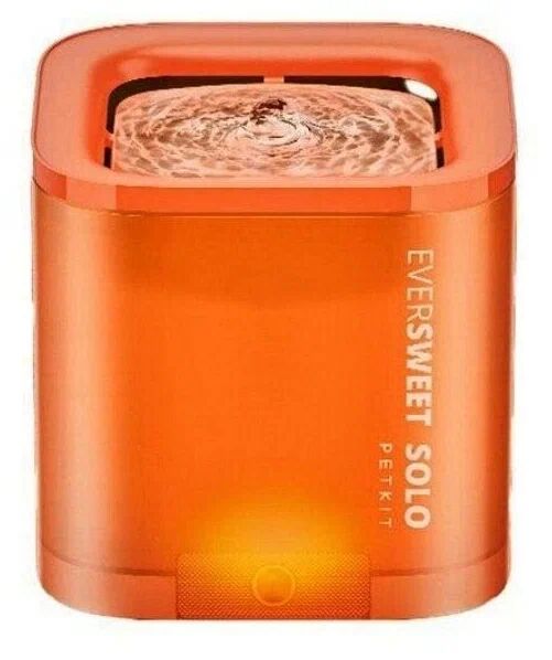 Питьевой фонтан для животных c системой фильтрации Eversweet Petkit Solo P4103 (Orange) - 1