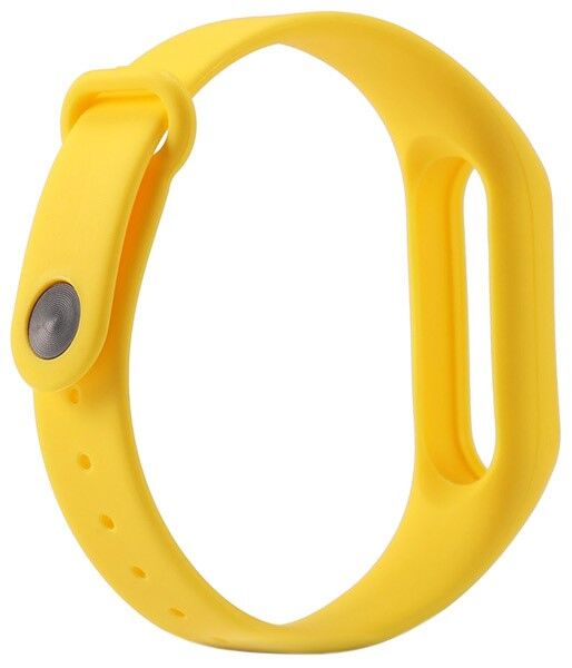 Ремешок силиконовый для Xiaomi Mi Band 2 (Yellow/Желтый) - 3