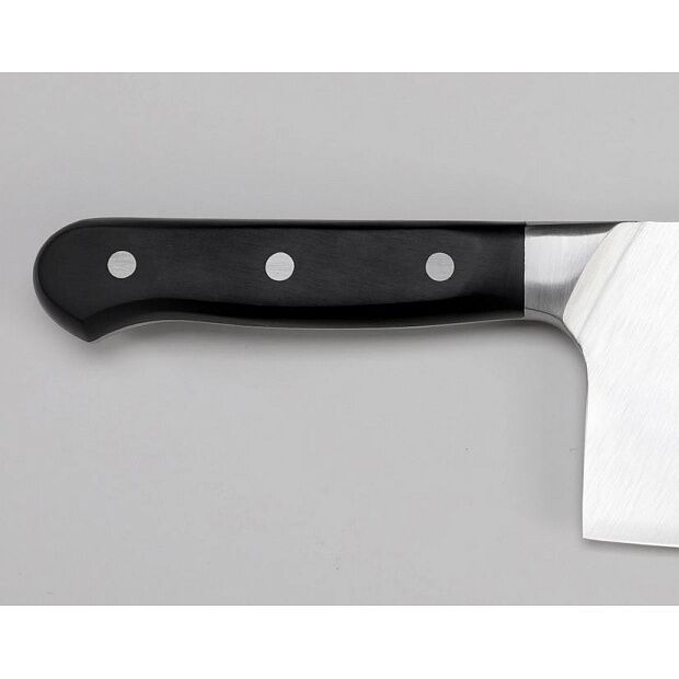 Кухонный нож HuoHou Fire Molybdenum Vanadium Steel Kitchen Knife 178mm. (Black/Черный) - 3