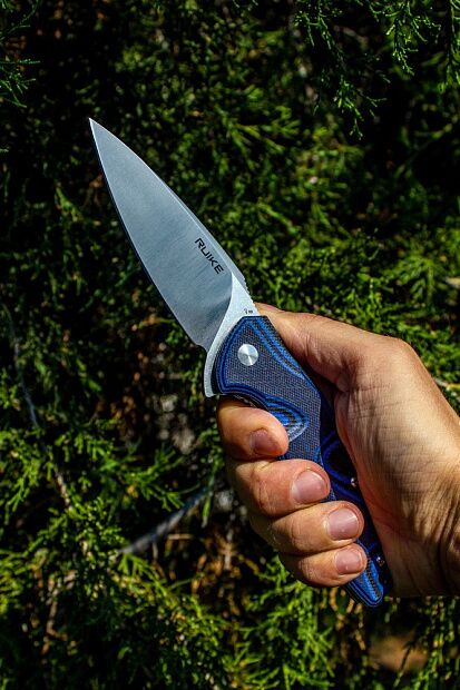 Нож Ruike Fang P105 черно-синий, P105-Q - 1