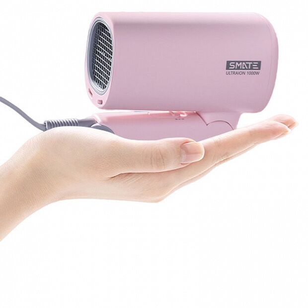 Фен для волос Smate Hair Mini Dryer SH-A123 (Pink) - 1