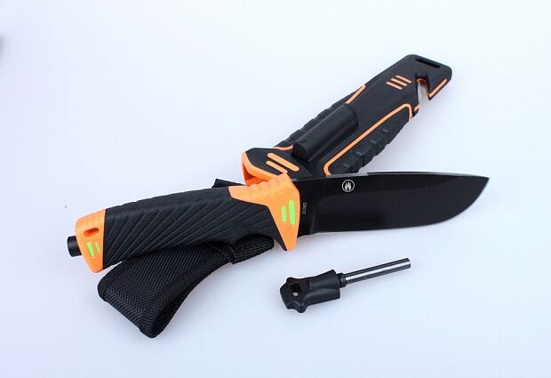 Нож Ganzo G8012 оранжевый, G8012-OR - 6