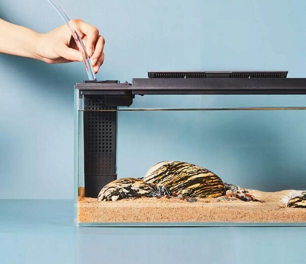 Умный аквариум с оформлением Petkit Origin Fish Single Cylinder with Landscape Quiet Stone Set 10L - 4