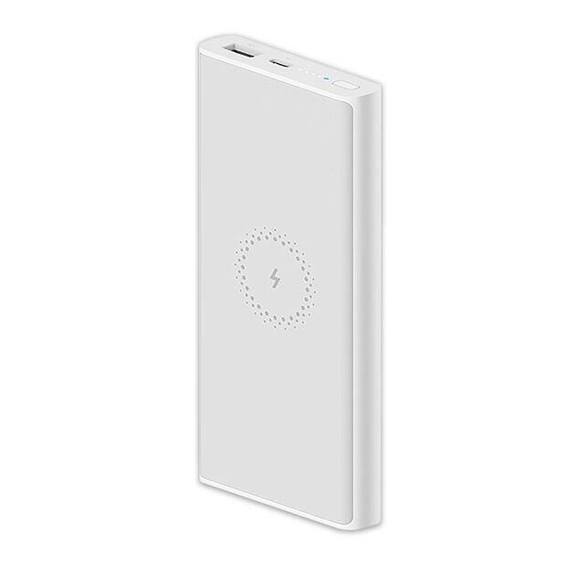 Беспроводной внешний аккумулятор повербанк Xiaomi Wireless Power Bank Youth Edition 10000 mAh WPB15ZM (Silver) - 3
