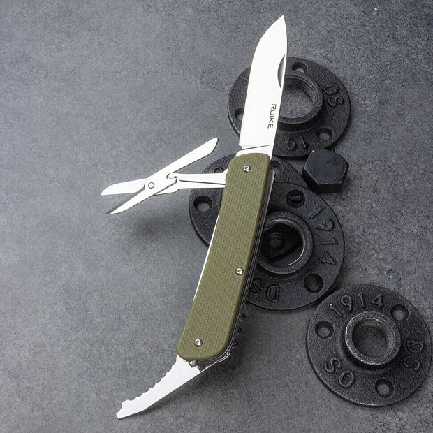Нож multi-functional Ruike L31-G зеленый - 4