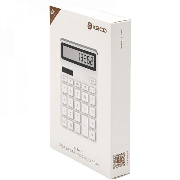 Калькулятор Kaco Lemo Desk Electronic Calculator K1410 (White) - 5