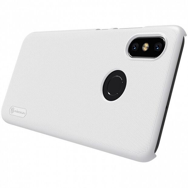 Чехол для Xiaomi Mi8 Nillkin Super Frosted Shield (White/Белый) - 2