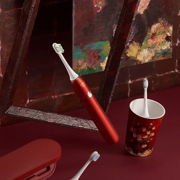 Электрическая зубная щетка Soocas X3U Van Gogh Museum Design (Red/Красный) - 5