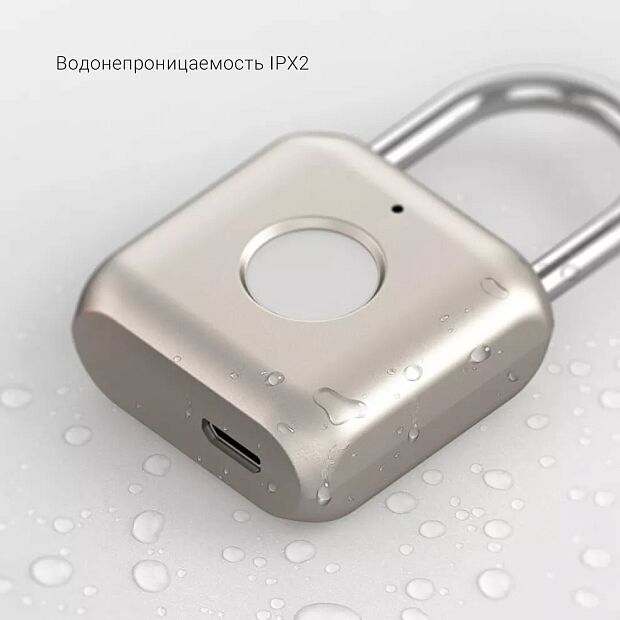 Умный замок Xiaomi Advantage Intelligence Smart Fingerprint Padlock Kitty (Gold) - 5