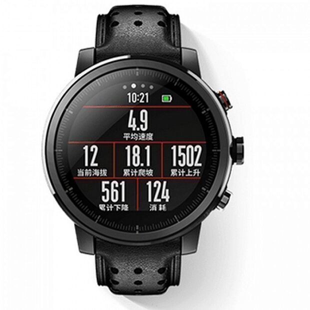 Умные часы Amazfit Stratos 2s Premium Edition (Black/Черный) - 2