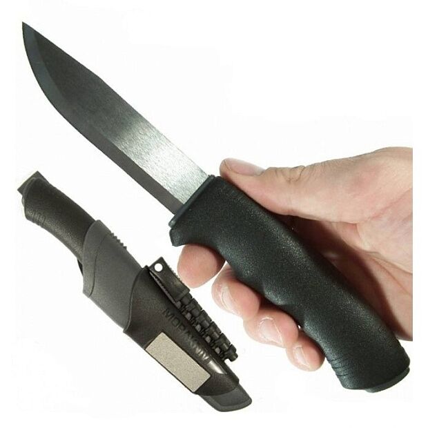 Нож Morakniv BushCraft Survival, нержавеющая сталь, черный, 11835 - 3