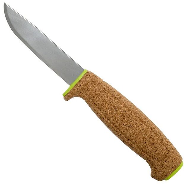 Нож Morakniv Floating Knife (S) Lime, нержавеющая сталь, пробковая ручка, зеленый, 13686 - 3