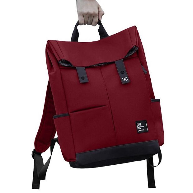Xiaomi 90 Points Vitality College Casual Backpack (Red) - 7