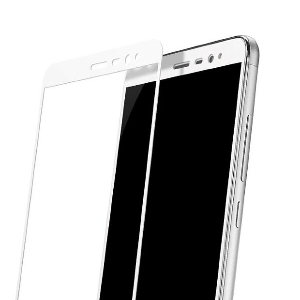 Защитное стекло с мягкими краями для Redmi Note 3 Pro SE Lenuo CF Soft Side Glass (White) : отзывы и обзоры - 5