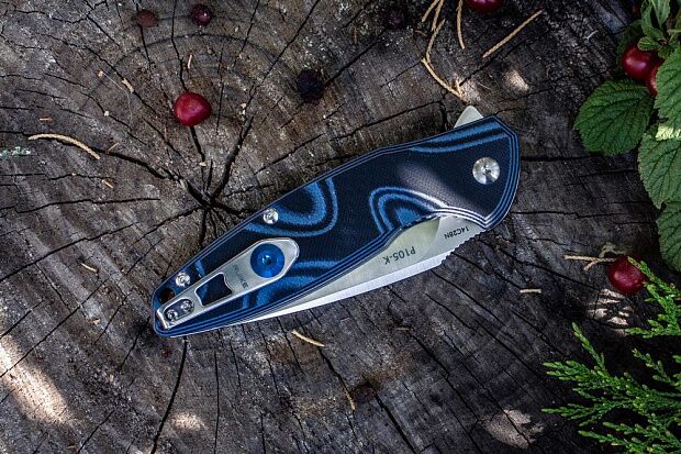 Нож Ruike Fang P105 черно-синий, P105-Q - 7