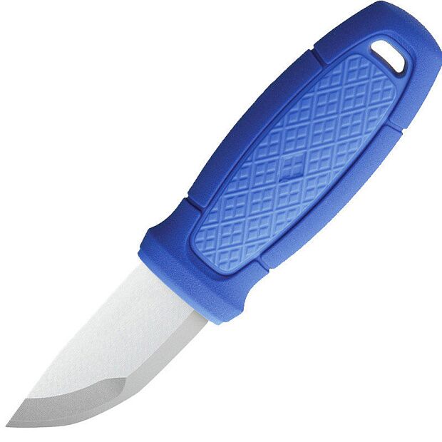 Нож Morakniv Eldris, нержавеющая сталь, цвет синий, ножны, шнурок, огниво, 13522 - 6