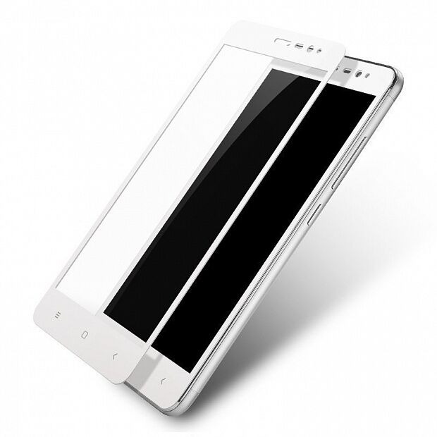 Защитное стекло с мягкими краями для Redmi Note 3 Pro SE Lenuo CF Soft Side Glass (White) : отзывы и обзоры - 1