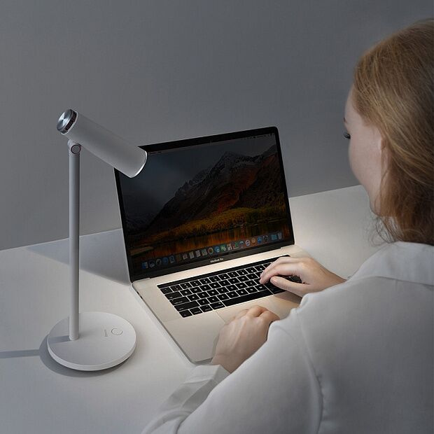 Настольная лампа BASEUS  I-wok Series Charging Office Reading Desk Lamp (Spotlight), белый - 8