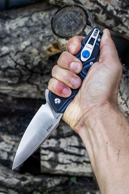 Нож Ruike Fang P105 черно-синий, P105-Q - 11