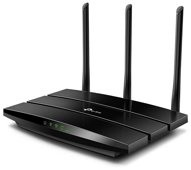 Archer A8 Маршрутизатор TP-Link AC1900 Dual Band Wireless Gigabit Router, 600Mbps at 2.4G and 1300Mbps at 5G, 3 external antennas, support MU-MIMO, Be - 1