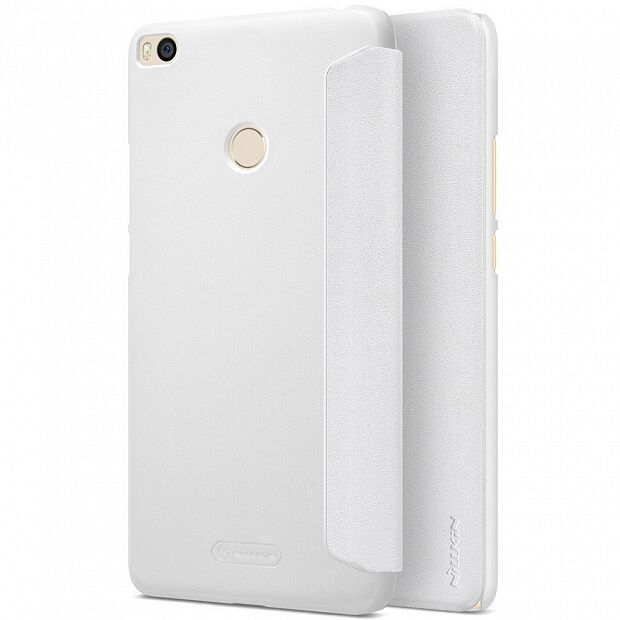 Чехол для Xiaomi Mi Max 2 Nillkin Sparkle Leather Case (White/Белый) 