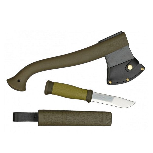 Набор Morakniv Outdoor Kit MG, нож Mora 2000  топор (зеленый), 1-2001 - 3