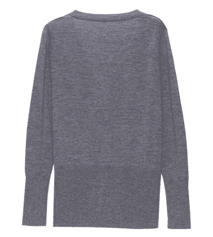 Кардиган First V-Neck Wool Cashmere Knit Cardigan (Grey/Серый) - 2