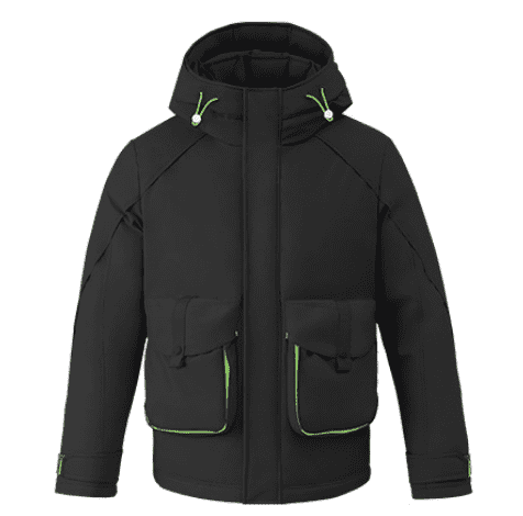 Куртка Urevo Men's Casual Down Jacket (Black/Черный) - 1