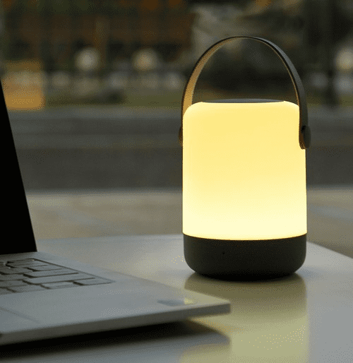 Пример работы ночника Xiaomi Zhiji Wireless Charging Night Light