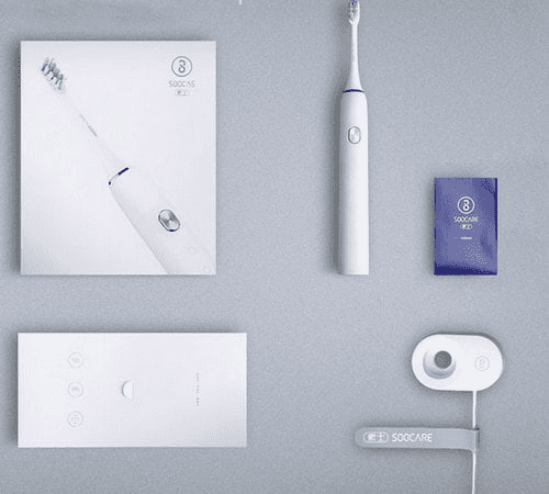 Составляющие комплекта Xiaomi Soocas X3 Sonic Electric Toothbrush