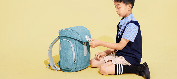 Рюкзак школьный Ninetygo smart school bag 90BBPNT21118W (Light blue) - 2