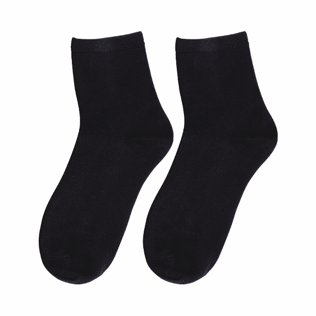 Носки (10 пар) Xiaomi Cotton Smith Disposable Stockings (Black/Черный) 