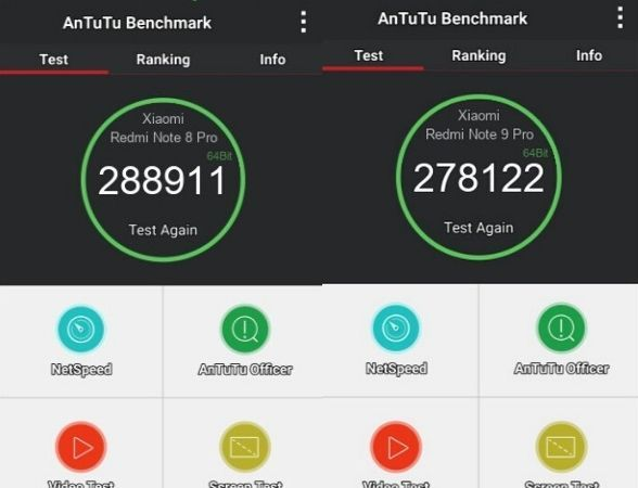 Сравнение Redmi Note 8 Pro vs Note 9 Pro по производительности Сравнение мощности смартфонов Редми Ноут 8 Про и Ноут 9 Про