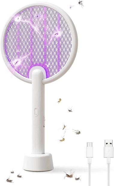 Электрическая мухобойка Qualitell Electric Mosquito Swatter C2 (ZSC220906) белая - 3